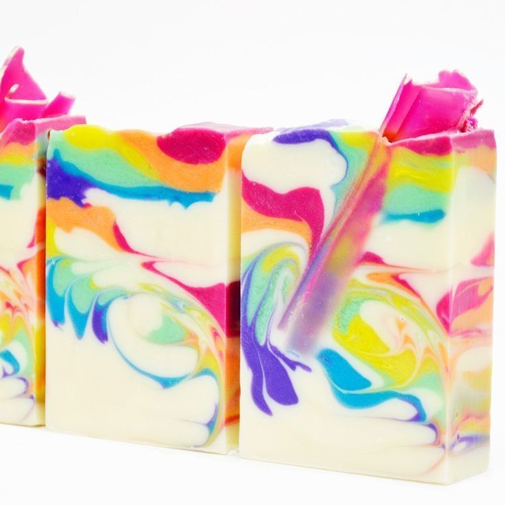 Rainbow Swirl Soap -   diy Soap designs