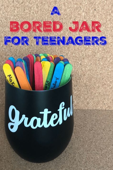A bored jar for teenagers.... | The Diary of a Frugal Family -   diy To Do When Bored crafts