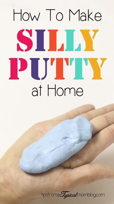 How To Make Silly Putty with Only 2 Ingredients - Tips from a Typical Mom -   diy To Do When Bored draw