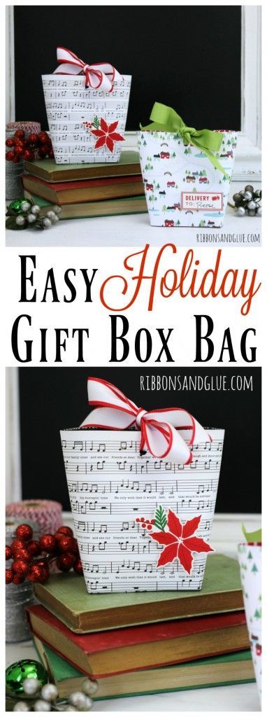 Easy Gift Box Bag -   diy Tumblr gifts