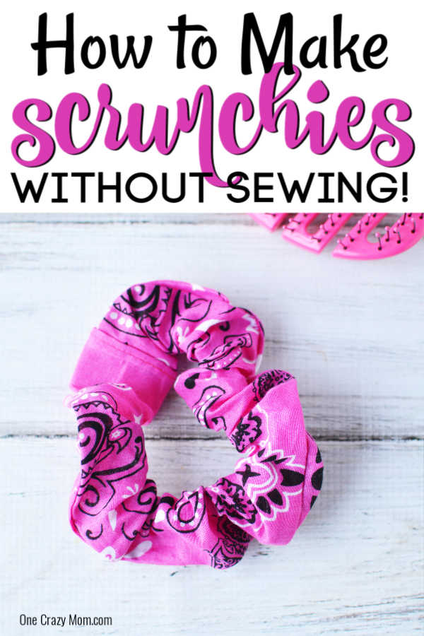 DIY Scrunchie No Sew - how to make a scrunchie no sew -   diy Tumblr gifts