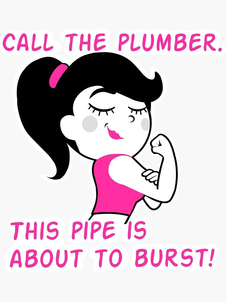 'This pipe is about to burst/ girl with biceps' Sticker by Tim Addison -   fitness Couples memes