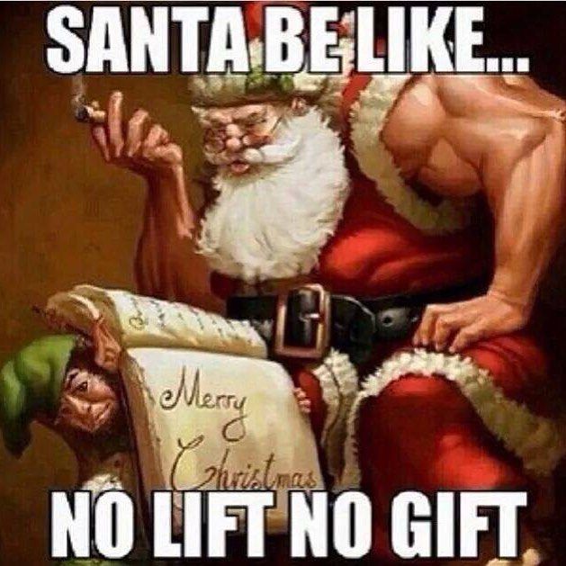 Barbells & Ponytails® рџЏ‹рџЏј on Instagram: “Merry Christmas! рџЋ…рџЏ»” -   fitness Couples memes