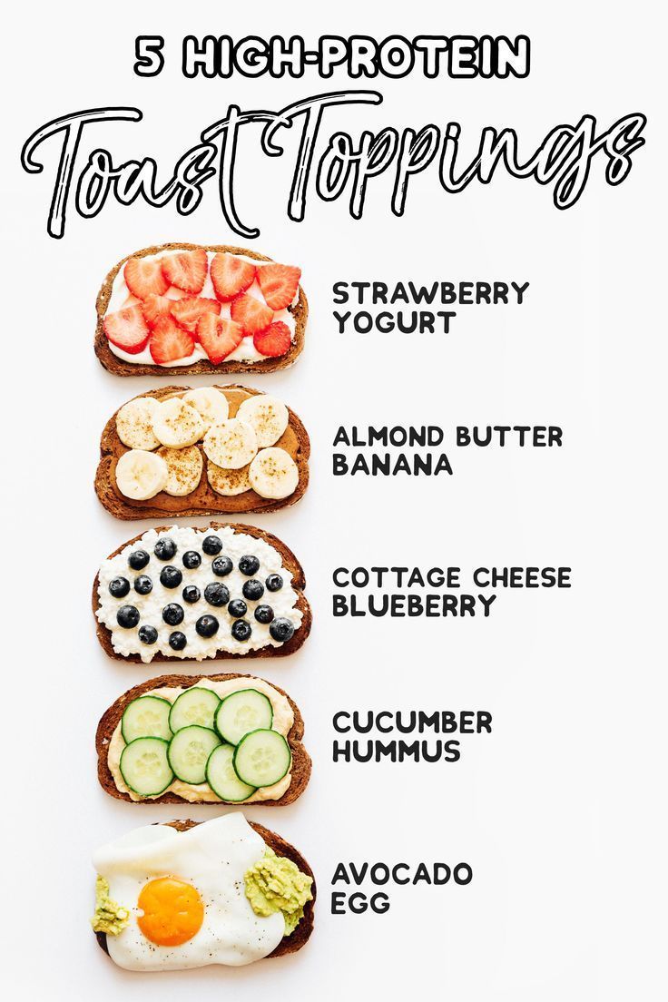 5 Healthy Toast Topping Ideas (vegetarian, high protein) -   fitness Food healthy