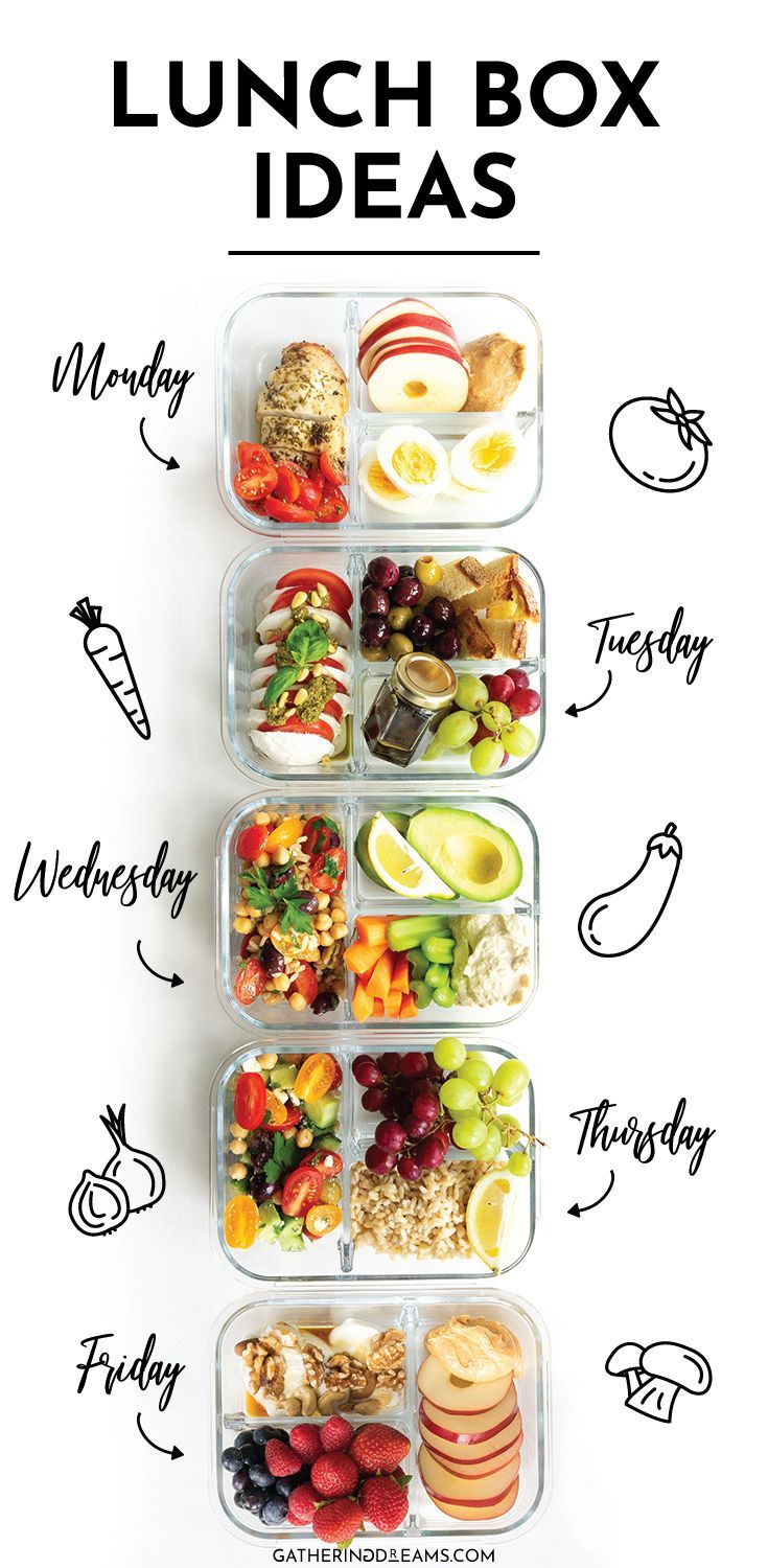5 Quick & Easy Lunch Box Ideas Perfect for Meal Prep -   fitness Food healthy