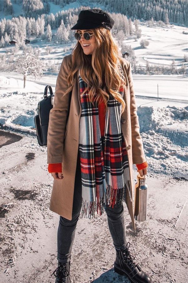 22 Pretty Plaid Outfits To Keep You Warm This Winter - -   fitness Outfits cold weather