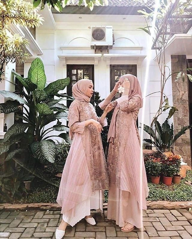 10 Model Baju Kebaya Modern Tahun 2019 -   style Hijab wedding