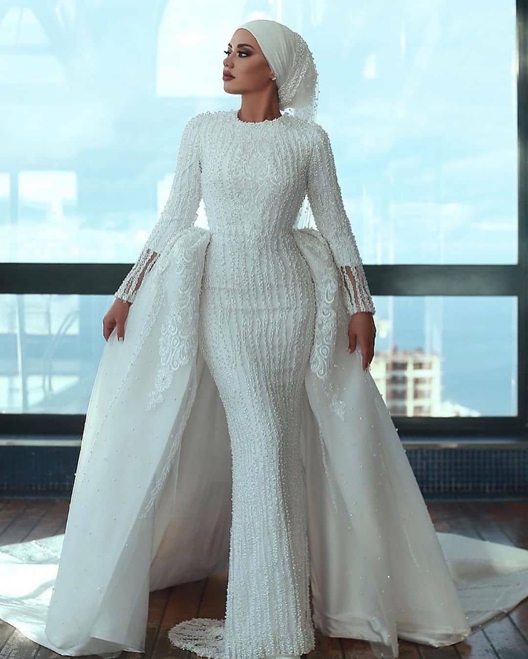 MOST FASHIONABLE AFRICA WEDDING DRESSES 2020 TRENDING STYLES -   style Hijab wedding