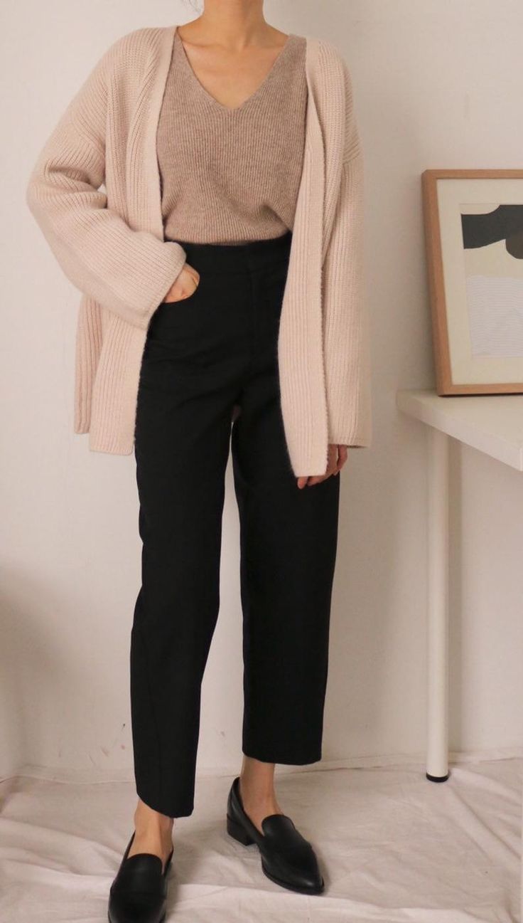 Sophie Cardigan -oversized chunky open-front cardigan (sample sale) -   style Korean chic