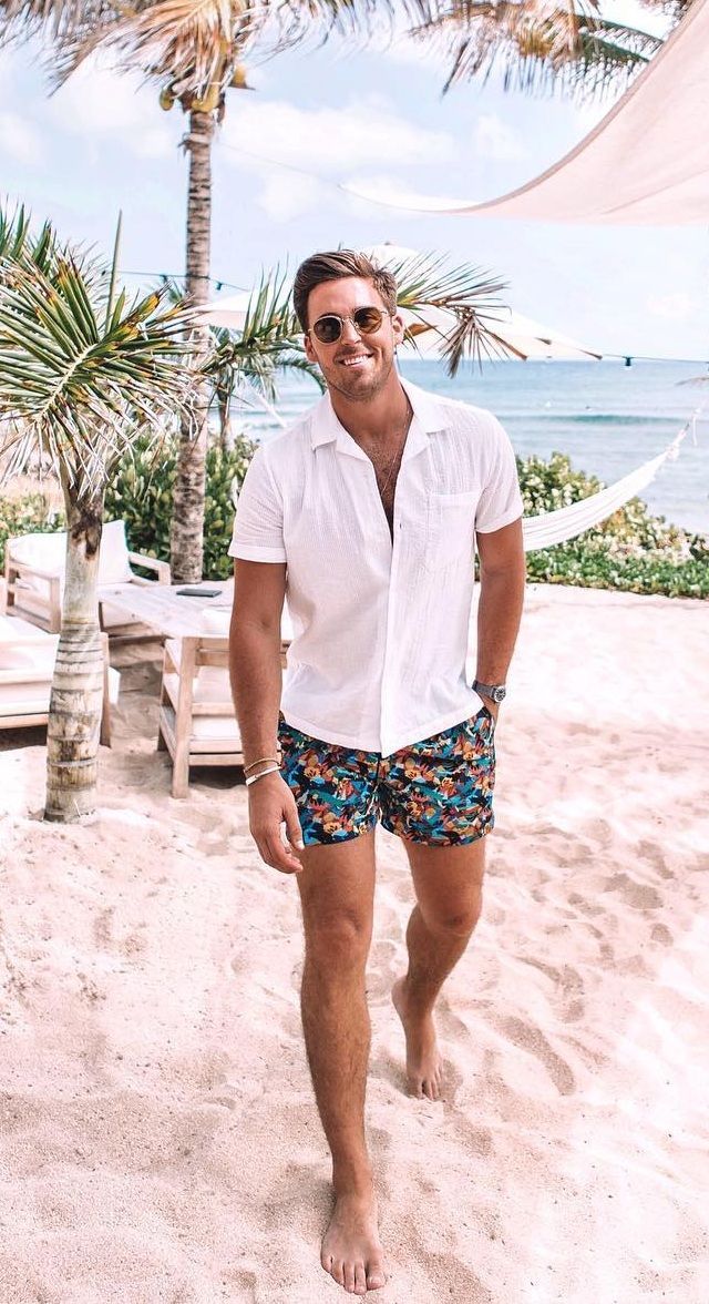 Coolest Pool Party Outfits Or Beach Party Looks to Steal -   style Mens party