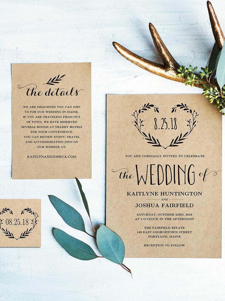 DIY Your Wedding Invitations with These Easy Printables -   wedding Invites cheap