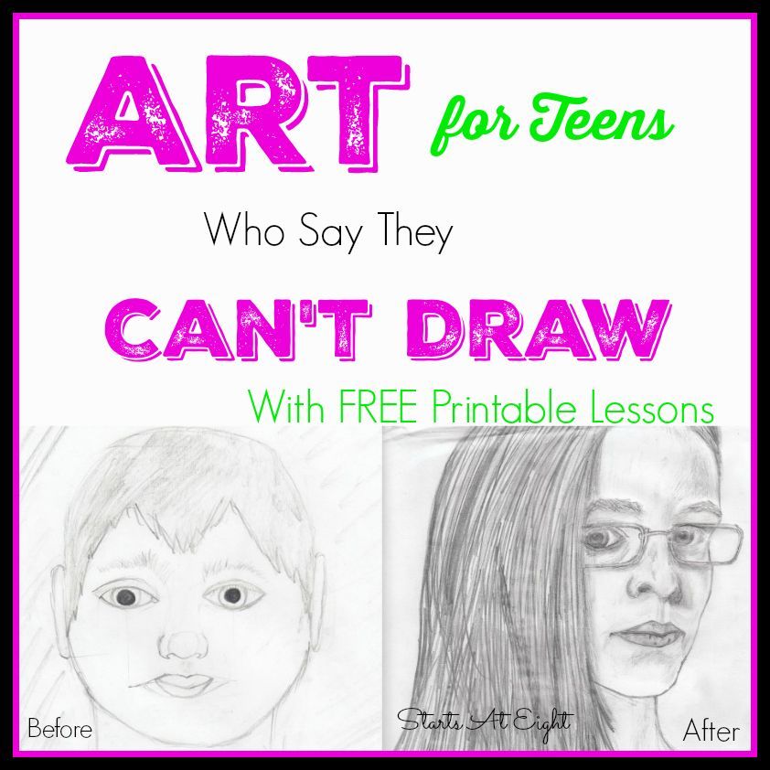 Art for Teens Who Say They Can't Draw -   15 beauty Drawings for teens ideas