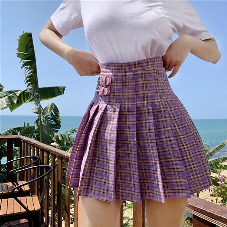 KAWAII STYLE SCHOOL MINI SKIRT -   15 style Vestimentaire kpop ideas