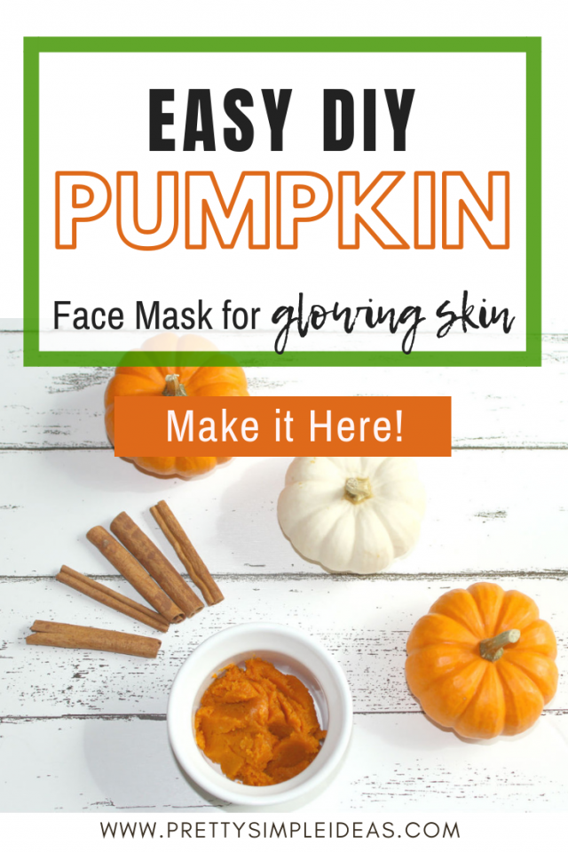 Edible Beauty: DIY Pumpkin Spice Face Mask -   17 beauty Skin mask ideas