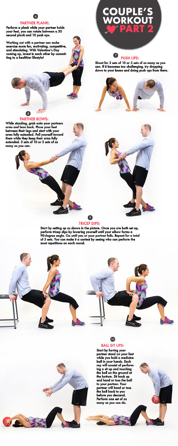 Valentines Day Workout | IdealShape -   17 fitness Couples with baby ideas