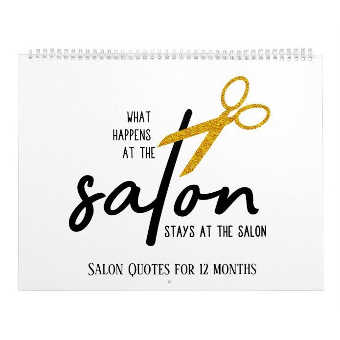Beauty Salon Hairdresser Hairstylist 2 Calendar -   18 beauty Salon posts ideas