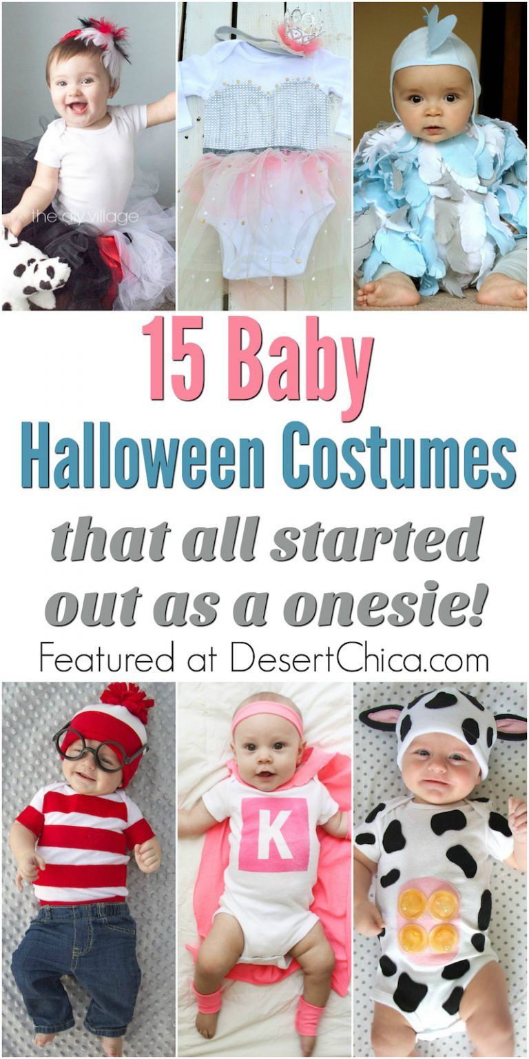 Adorable Baby Costumes from a Onesie -   18 diy Halloween Costumes for babies ideas