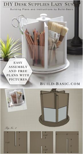 21 Awesome DIY Desk Organizers That Make The Most Of Your Office Space -   18 diy Room organizers ideas