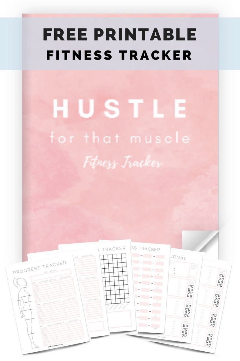 Free Printable Fitness Tracker - Cassie Scroggins -   18 fitness Planner quotes ideas