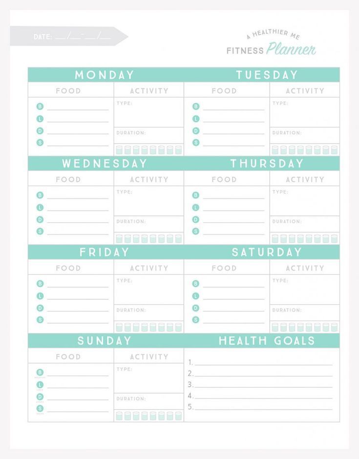 Free Printable Fitness Planner -   18 fitness Planner quotes ideas