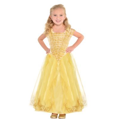 Kids Girls Belle Costume Supreme - Beauty and the Beast Size M Halloween Multi-Colored -   19 beauty And The Beast costume ideas
