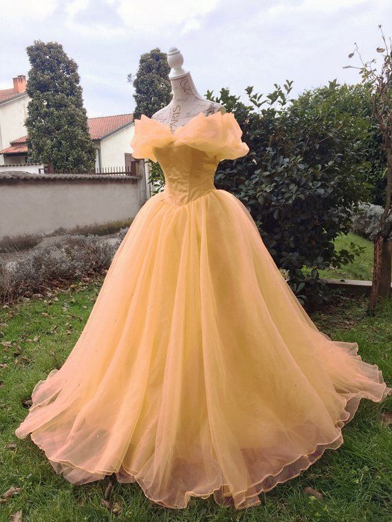 Princess Belle Gown - Beauty and the Beast Costume Ball Dress -   19 beauty And The Beast costume ideas