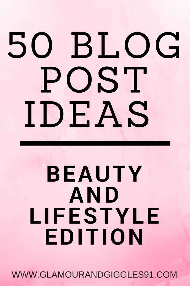 50 Lifestyle Blog Post Ideas That Will Skyrocket Your Blog Views -   19 beauty Blogger names ideas