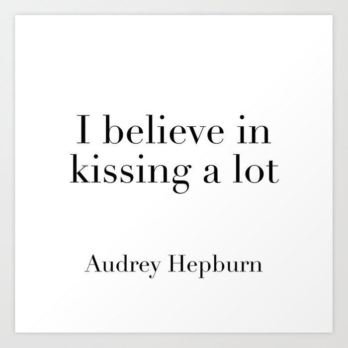 audrey hepburn quote Art Print by typutopia -   19 beauty Quotes audrey hepburn ideas