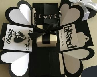 EBG-Love explosion box, DIY handmade photo album customization, creative couple romantic birthday gift, photo album and scrapbook -   19 diy Box photo ideas