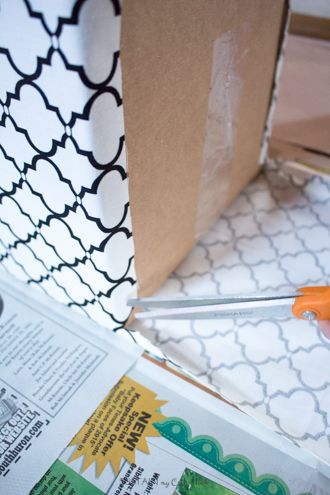 Upcycling a Cardboard Box into a Stylish DIY Storage Box -   19 diy Box recycle ideas