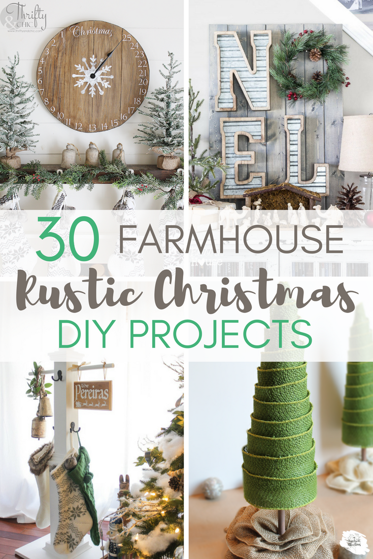 30+ Stunning Farmhouse Christmas DIY Projects -   19 diy Christmas projects ideas