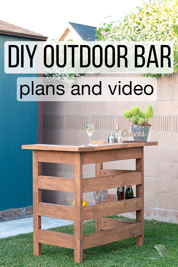 How To Build An Easy Modern DIY Outdoor Bar For $70 - Anika's DIY Life -   19 diy Easy outdoor ideas