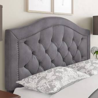 Devitt Upholstered Panel Headboard -   19 diy Headboard leather ideas