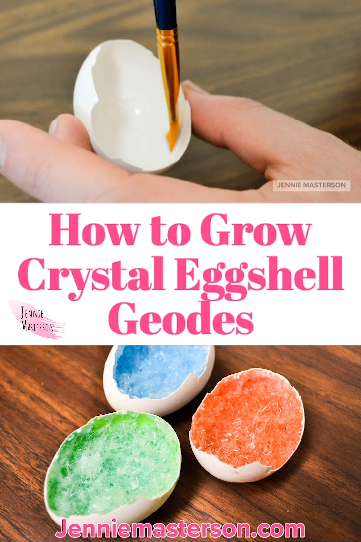 DIY Crystal Eggshell Geodes -   19 diy Projects for kids ideas