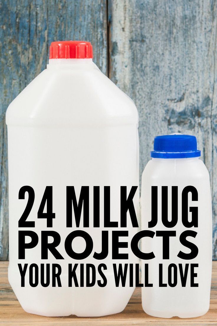 24 Upcycled Projects We Love: Milk Jug Crafts For Kids -   19 diy Projects for kids ideas