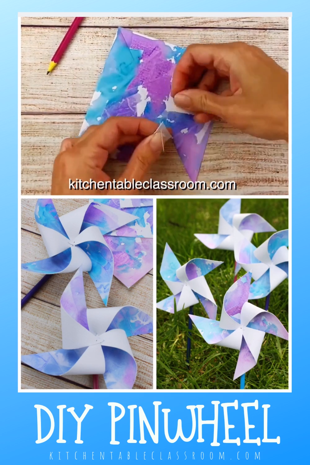 DIY Pinwheel-Two Free Tempates -   19 diy Projects for kids ideas
