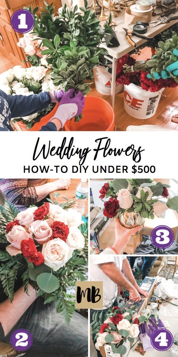 How I Did My Own Wedding Flowers with Pictures (Under $400) -   19 diy Wedding flowers ideas