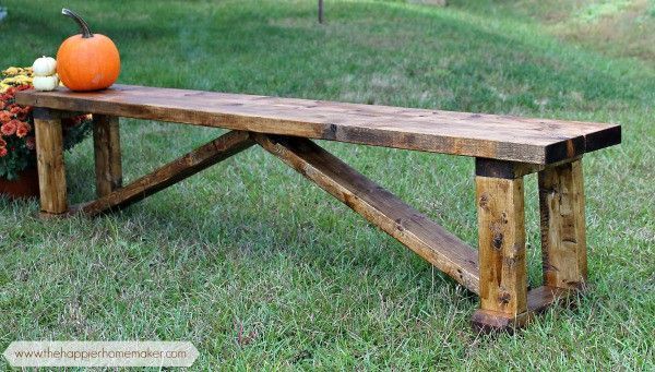 $15 DIY Bench -   19 diy Wood bench ideas