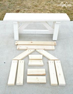 $16 DIY Farmhouse Bench with Plans - Tinsel + Wheat -   19 diy Wood bench ideas