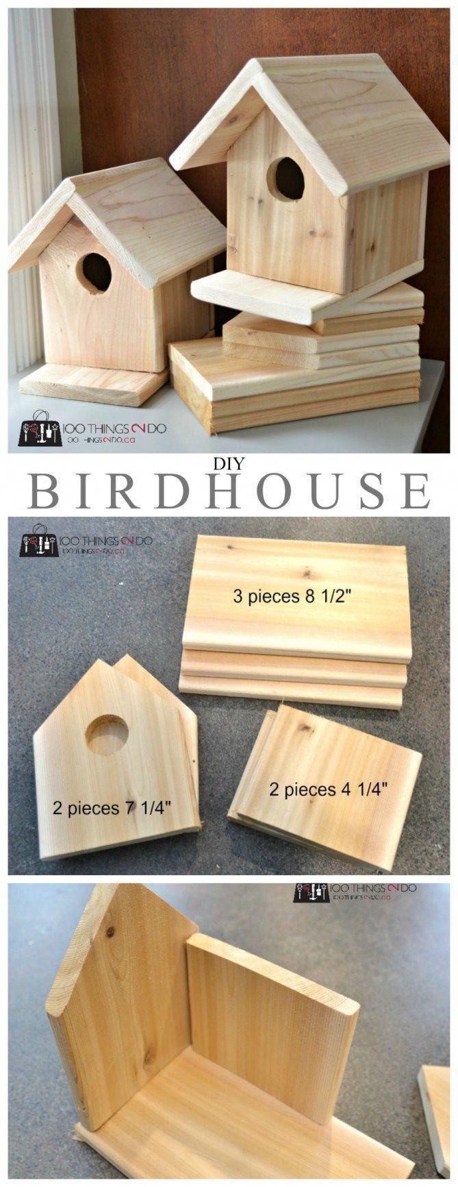 DIY Birdhouse -   19 diy Wood kids ideas