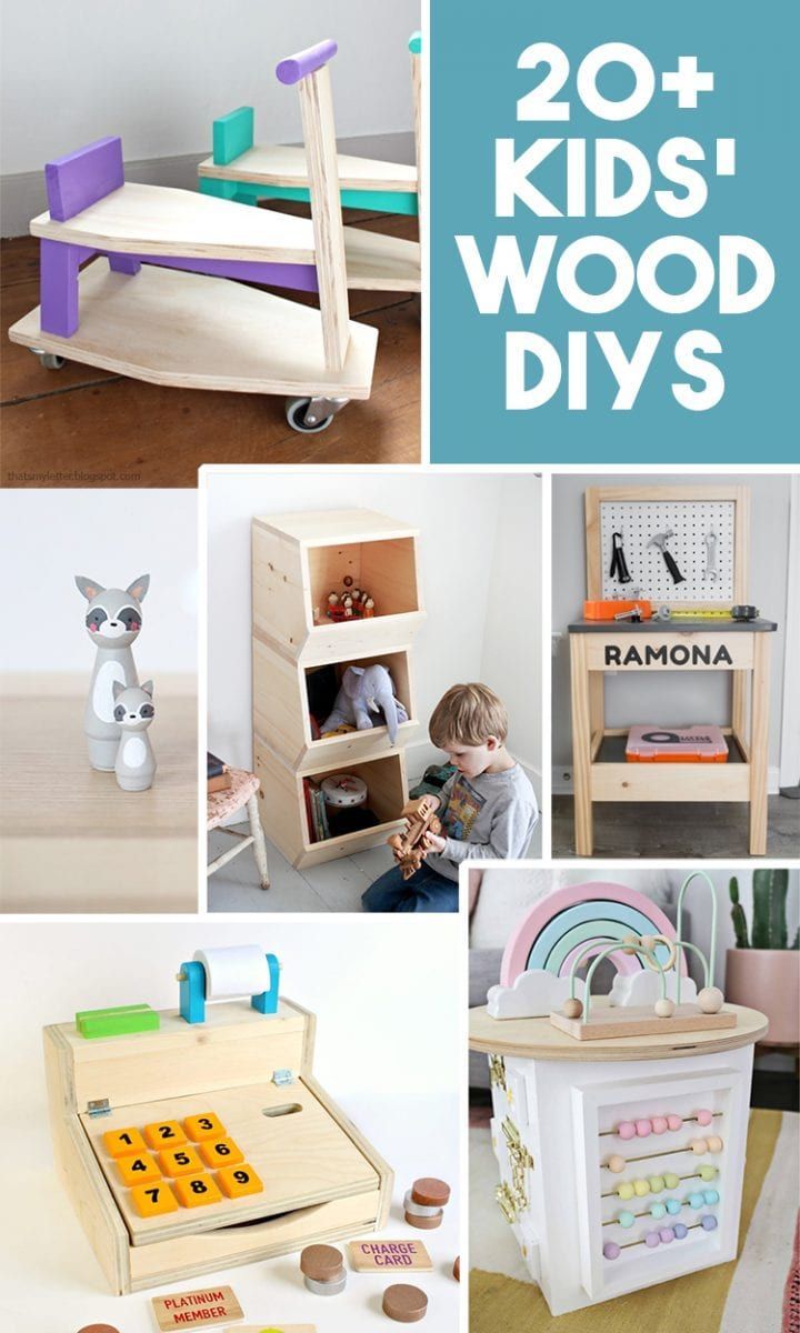 20+ DIY Wood Projects to Make for Kids -   19 diy Wood kids ideas