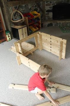 DIY Wooden Building Blocks - How Wee Learn -   19 diy Wood kids ideas