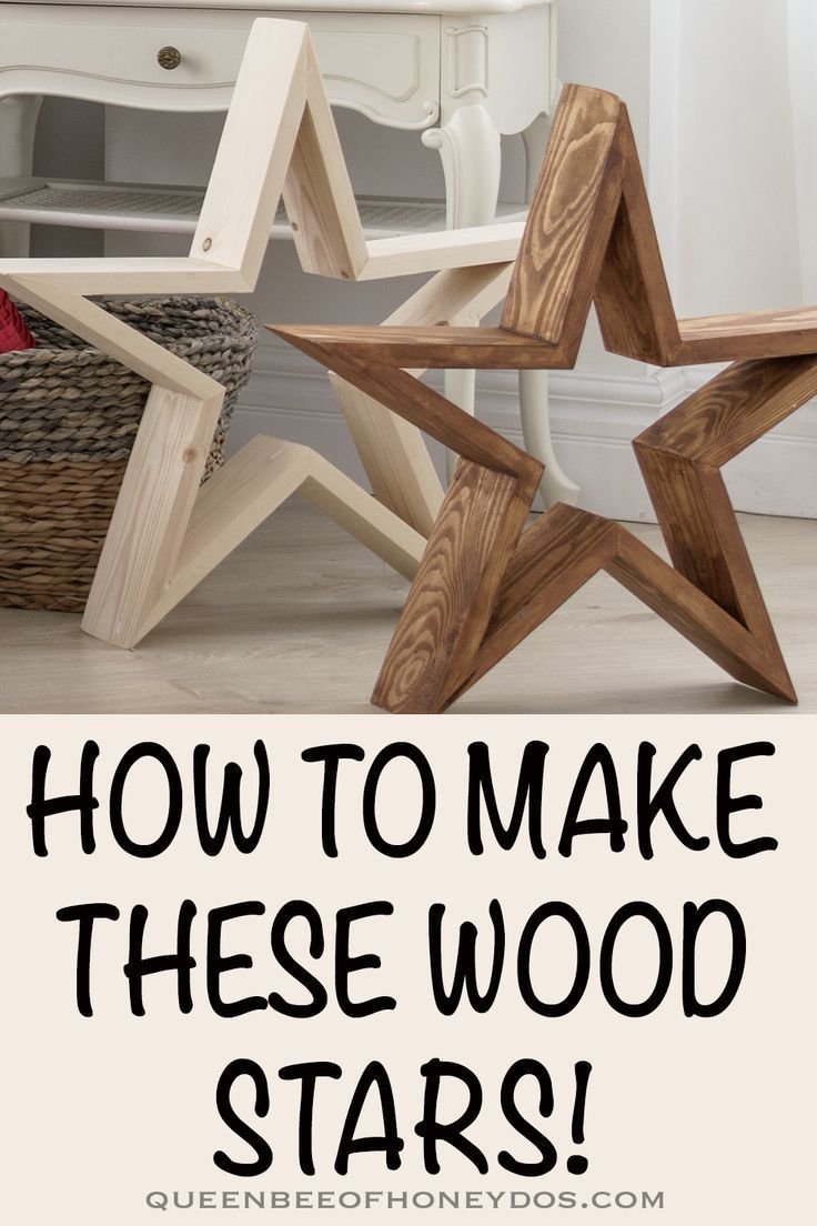 How To Make Wooden Stars! -   19 diy Wood kids ideas