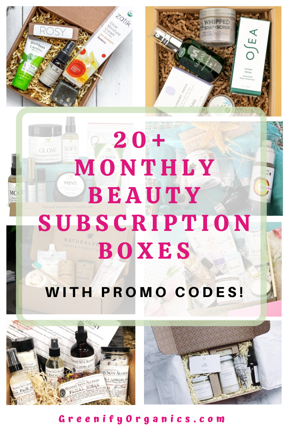 Best Monthly Subscription Boxes With Promo Codes! -   19 organic beauty Box ideas