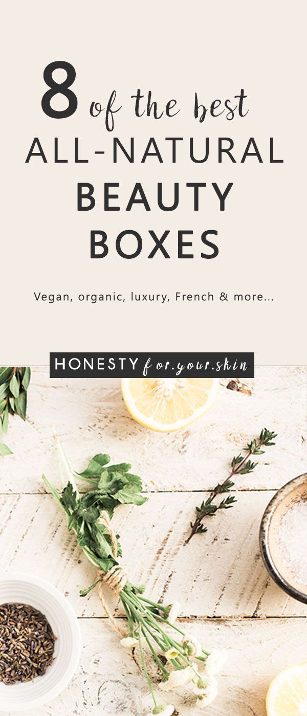 The 8 Best Beauty Boxes For Lovers of Natural Skincare | Honesty For Your Skin -   19 organic beauty Box ideas