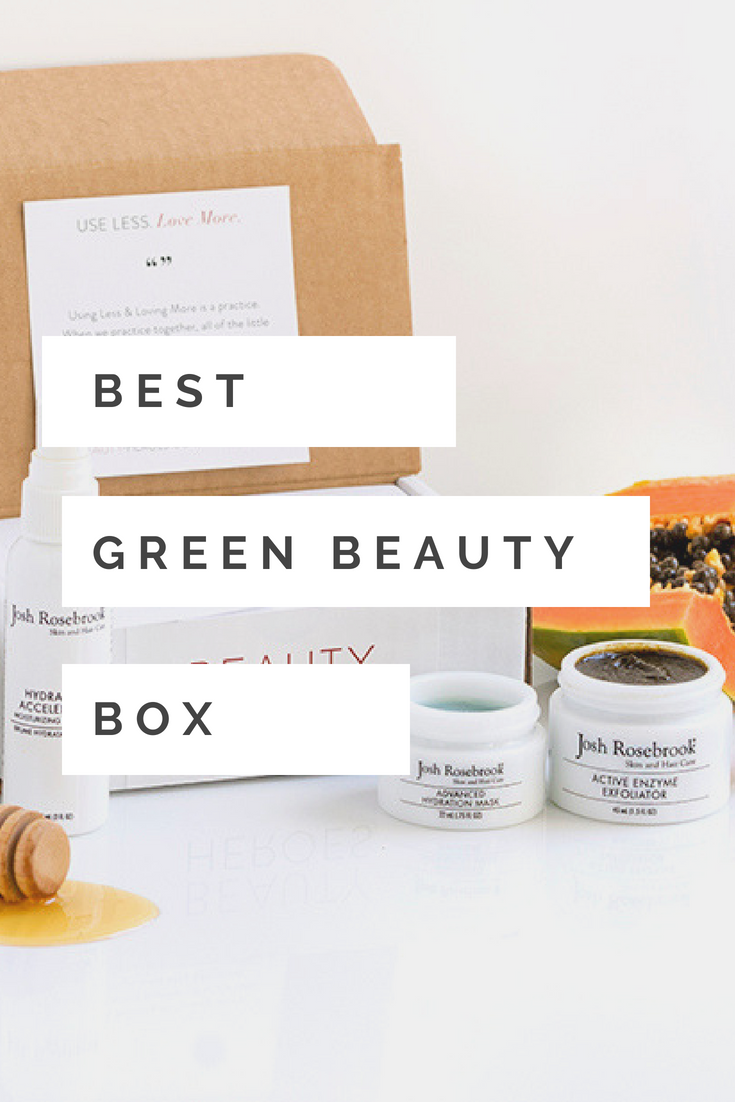 Beauty Heroes September Discovery: Josh Rosebrook : Gurl Gone Green -   19 organic beauty Box ideas