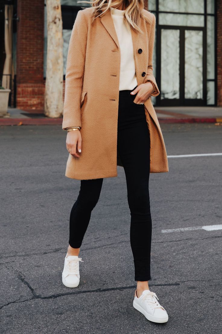 An Easy Outfit to Recreate With Your Camel Coat | Fashion Jackson -   20 style Winter dress ideas