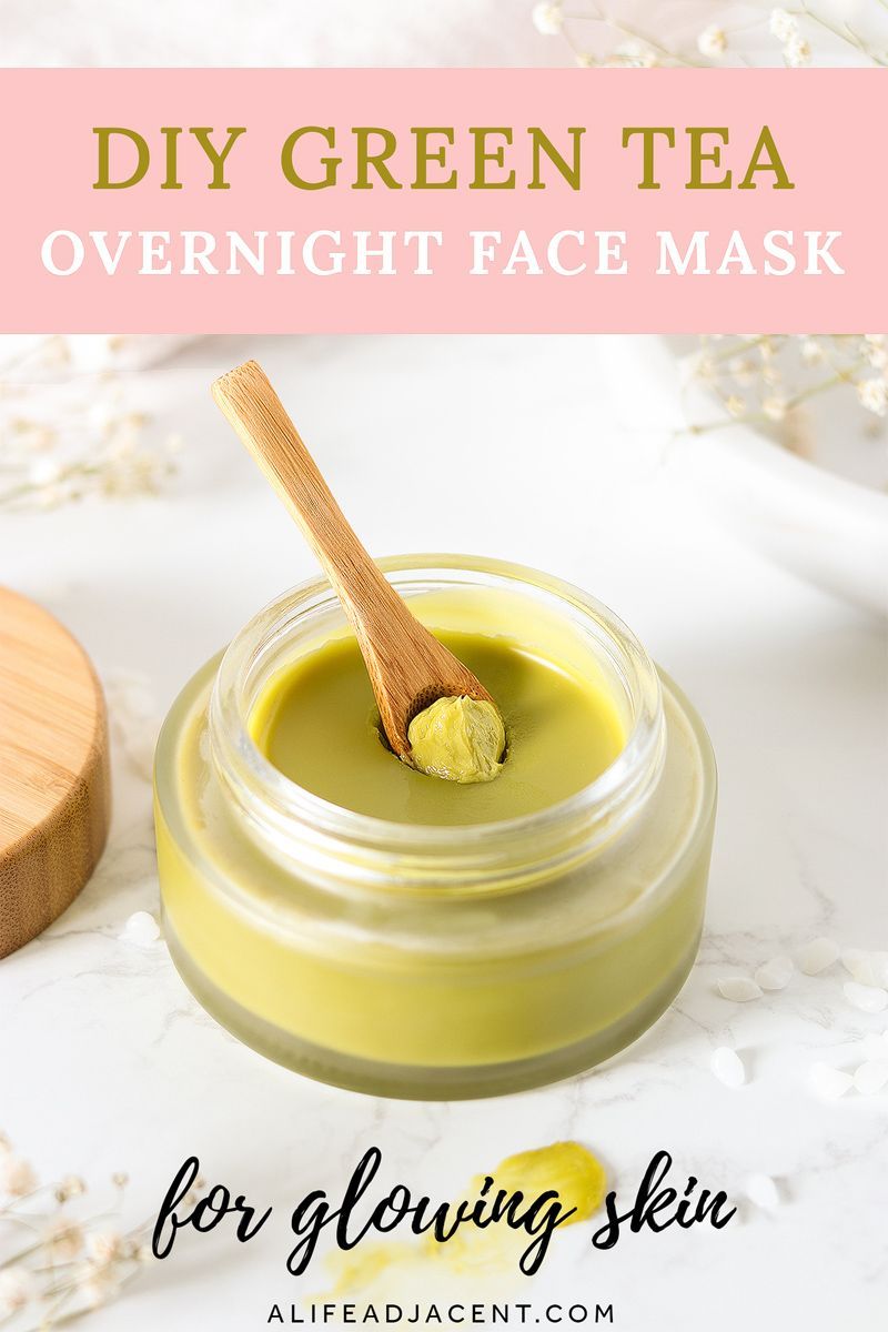 DIY Green Tea Overnight Face Mask for Glowing Skin -   21 beauty Skin diy ideas