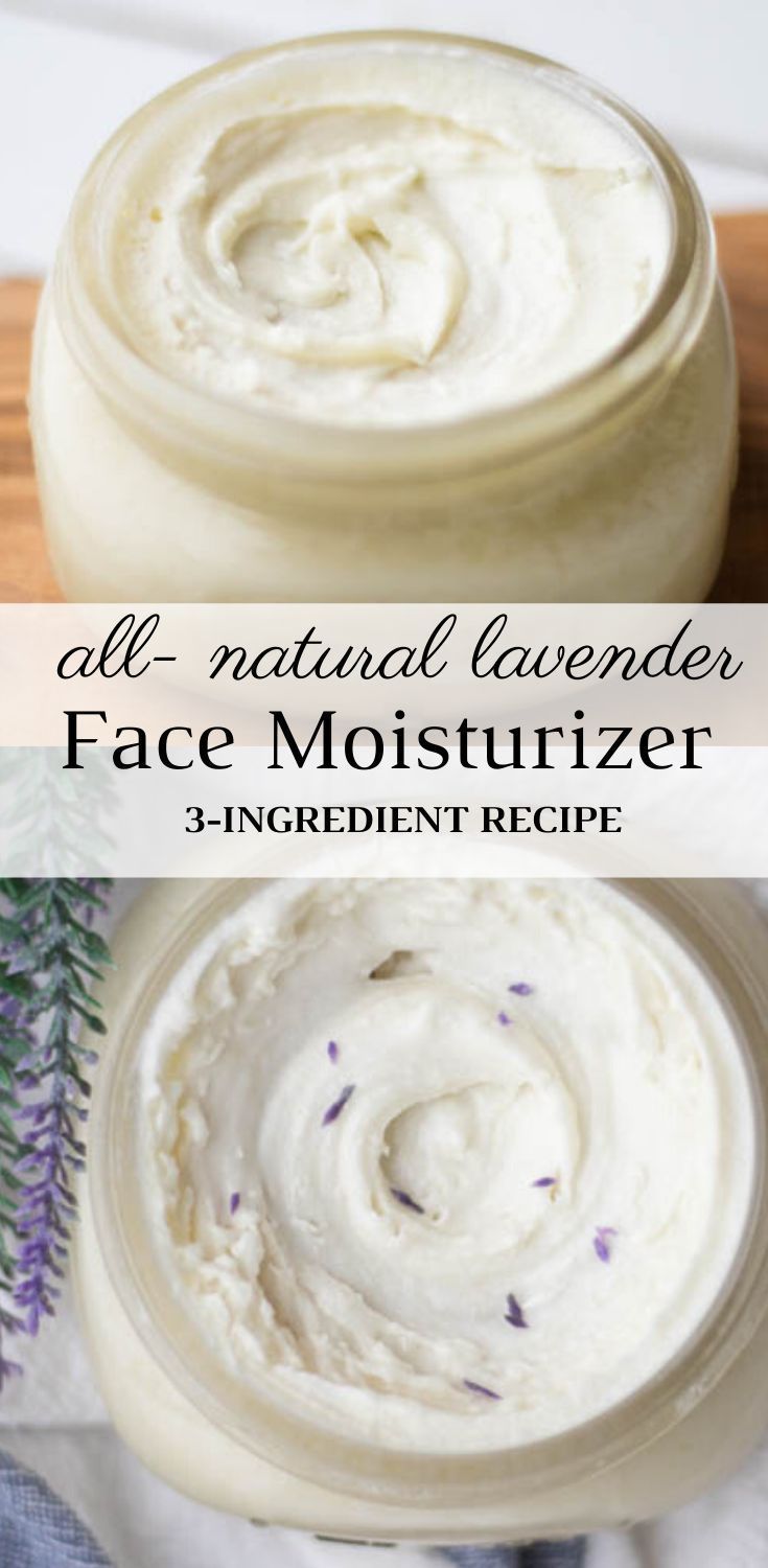 All-Natural Face Moisturizer -   21 beauty Skin diy ideas