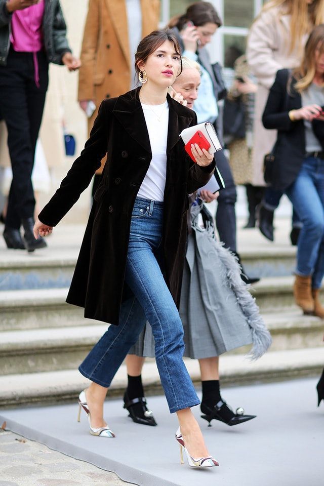 3 French-Girl Ways To Dress Up Your Jeans -   21 french style Spring ideas
